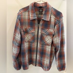 Men’s Prana Herringbone Jacket in Orange and Blue